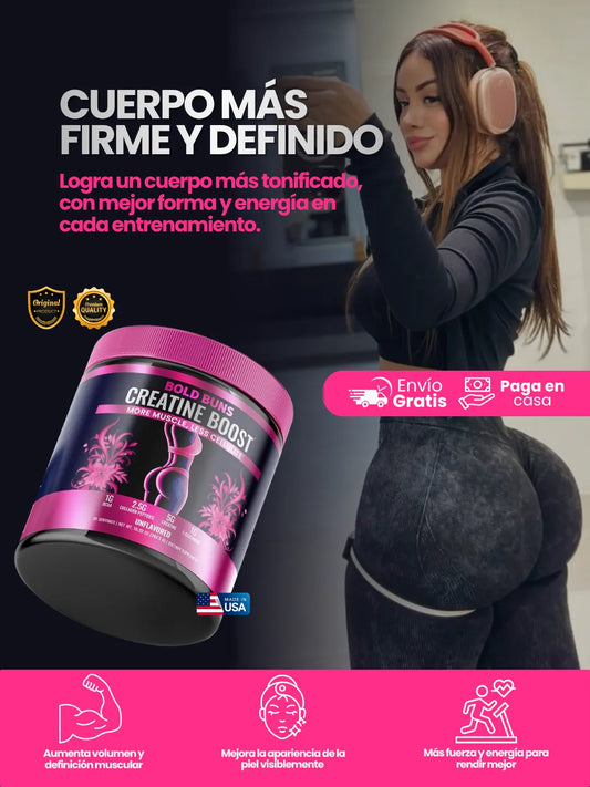 Creatine Boost | Crece tus Glúteos Redondos y Piernas